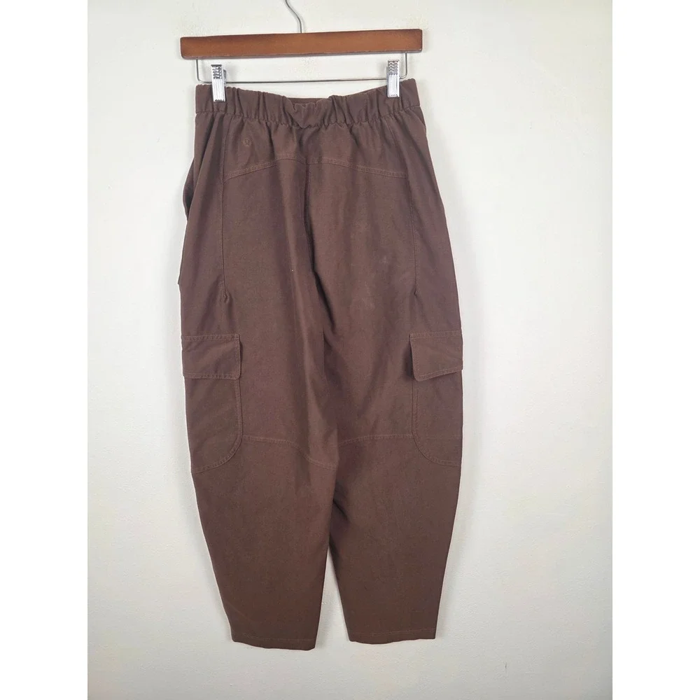 Lululemon Utilitech Cargo Tapered Pants Java Brown‎ High Rise Size 26 LW5ENBS